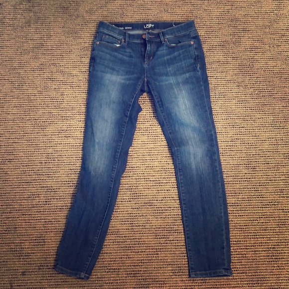 Loft Modern Skinny/ Straight Jeans - Picture 1 of 3